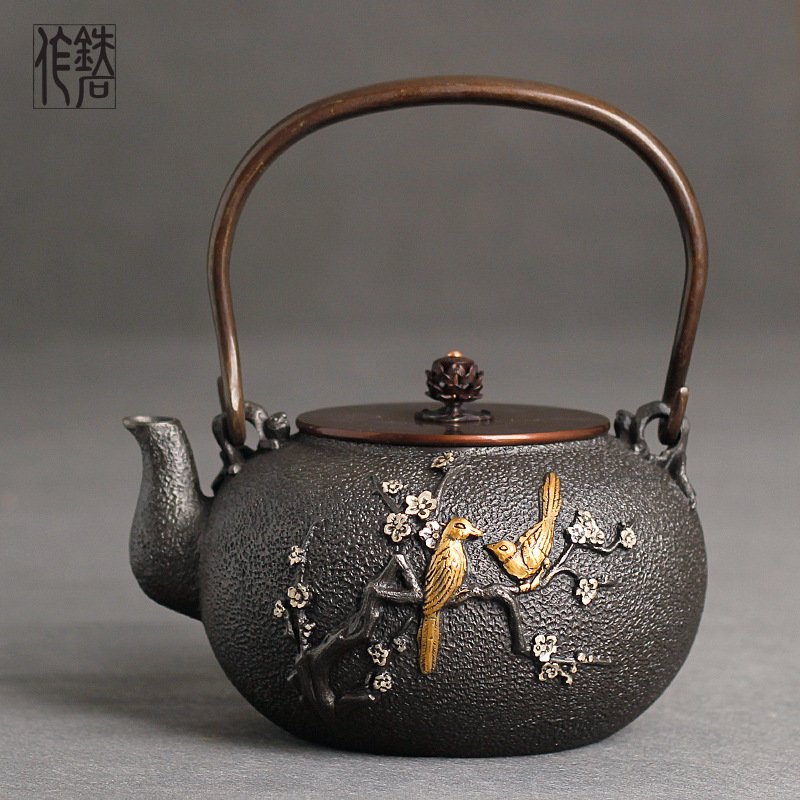 Dosa Pan Iron - 新しい鋳鉄ティーポット、ヴィンテージティーポット、鋳鉄ティーポットの職人技、家庭用水沸騰ポットティーポット、浸漬ティーポット