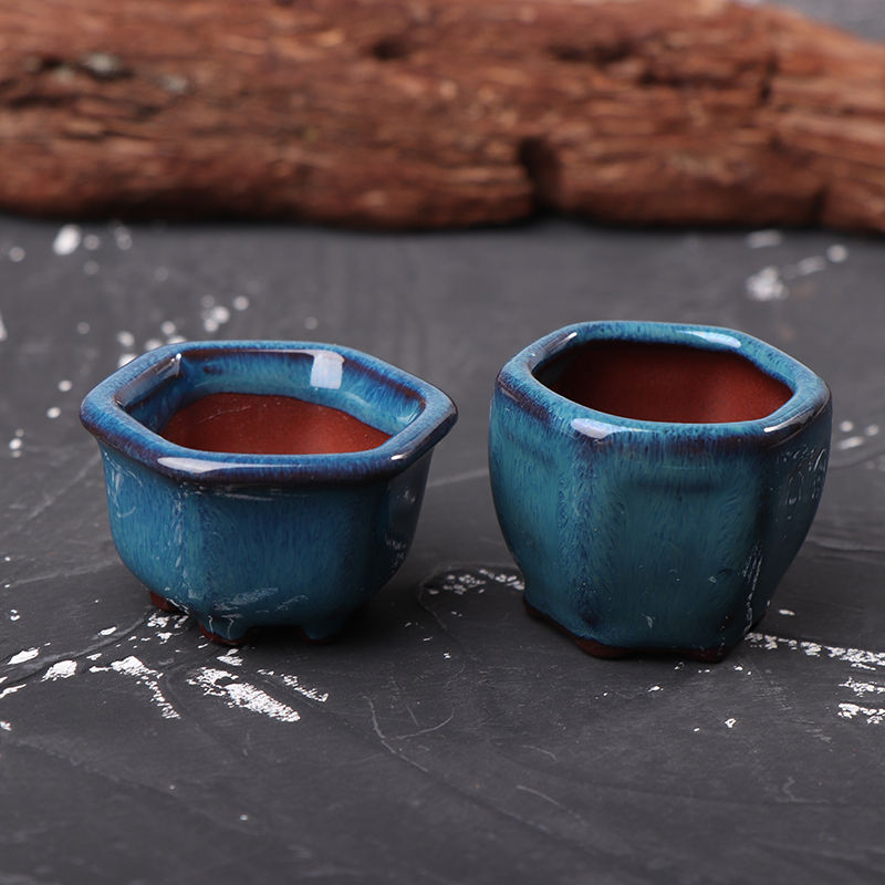 ホール付きの中国風ミニ植物,盆栽植木鉢,紫色の砂,植物ポット - Tagine Clay Pot のレビューと価格