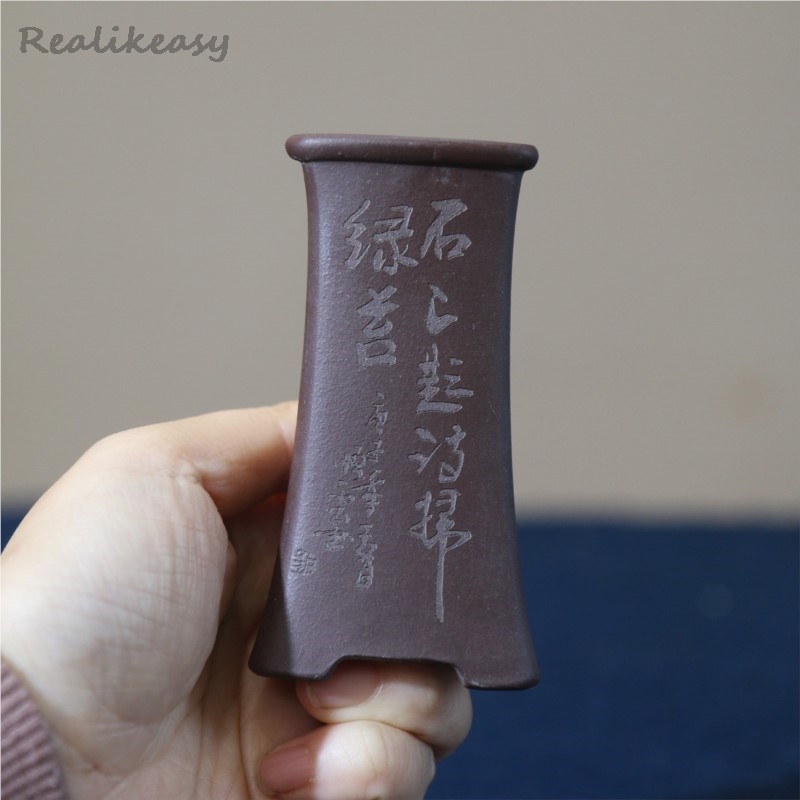 中国紫粘土植木鉢ミニ彫刻多肉植物親指植木鉢家庭用多機能装飾植 - Tagine Clay Pot のレビューと価格
