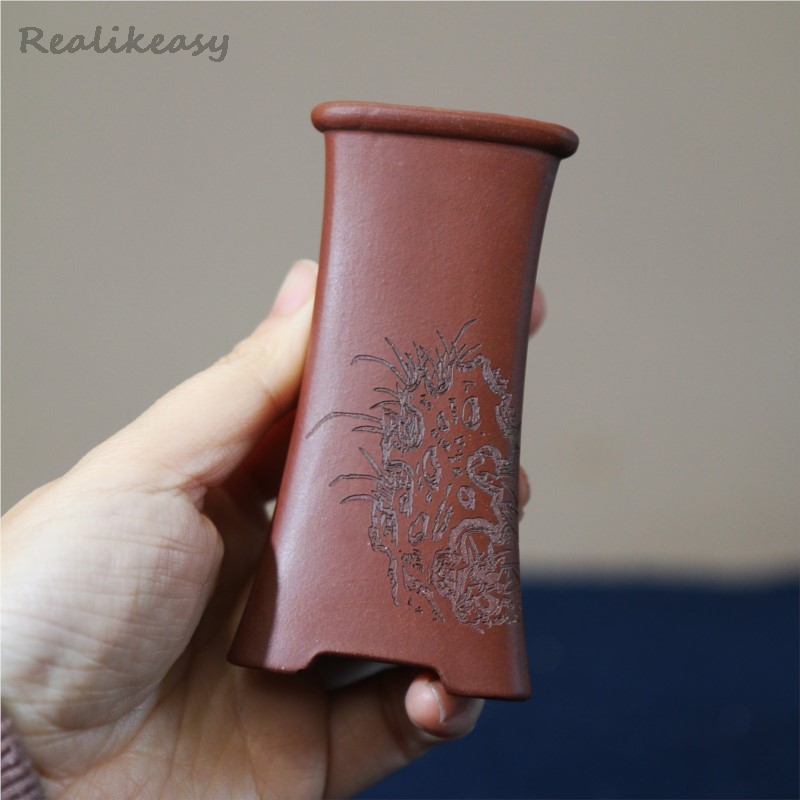 中国紫粘土植木鉢ミニ彫刻多肉植物親指植木鉢家庭用多機能装飾植 - Tagine Clay Pot のレビューと価格