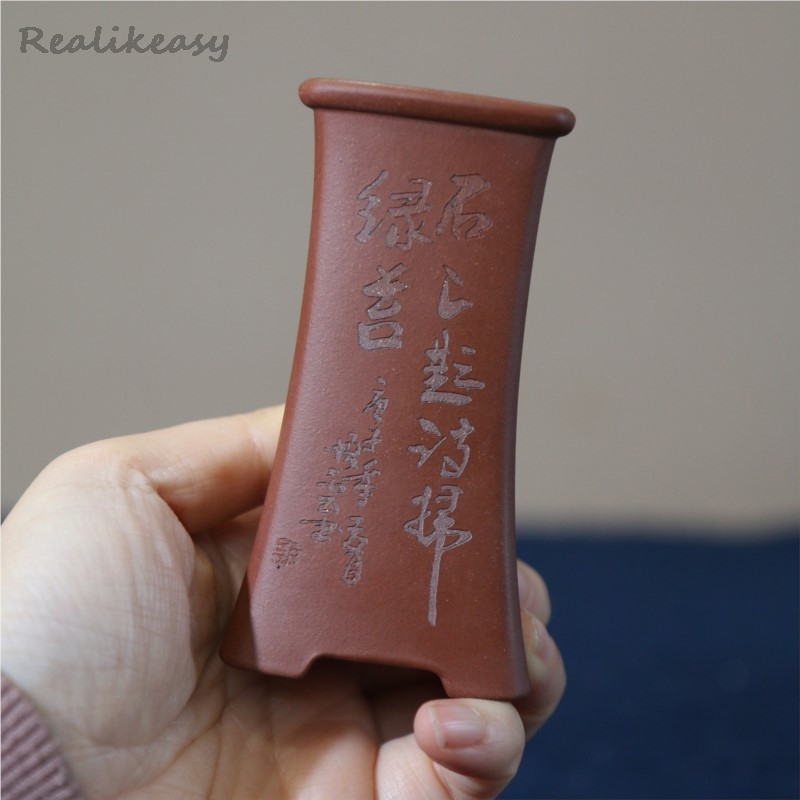 中国紫粘土植木鉢ミニ彫刻多肉植物親指植木鉢家庭用多機能装飾植 - Tagine Clay Pot のレビューと価格
