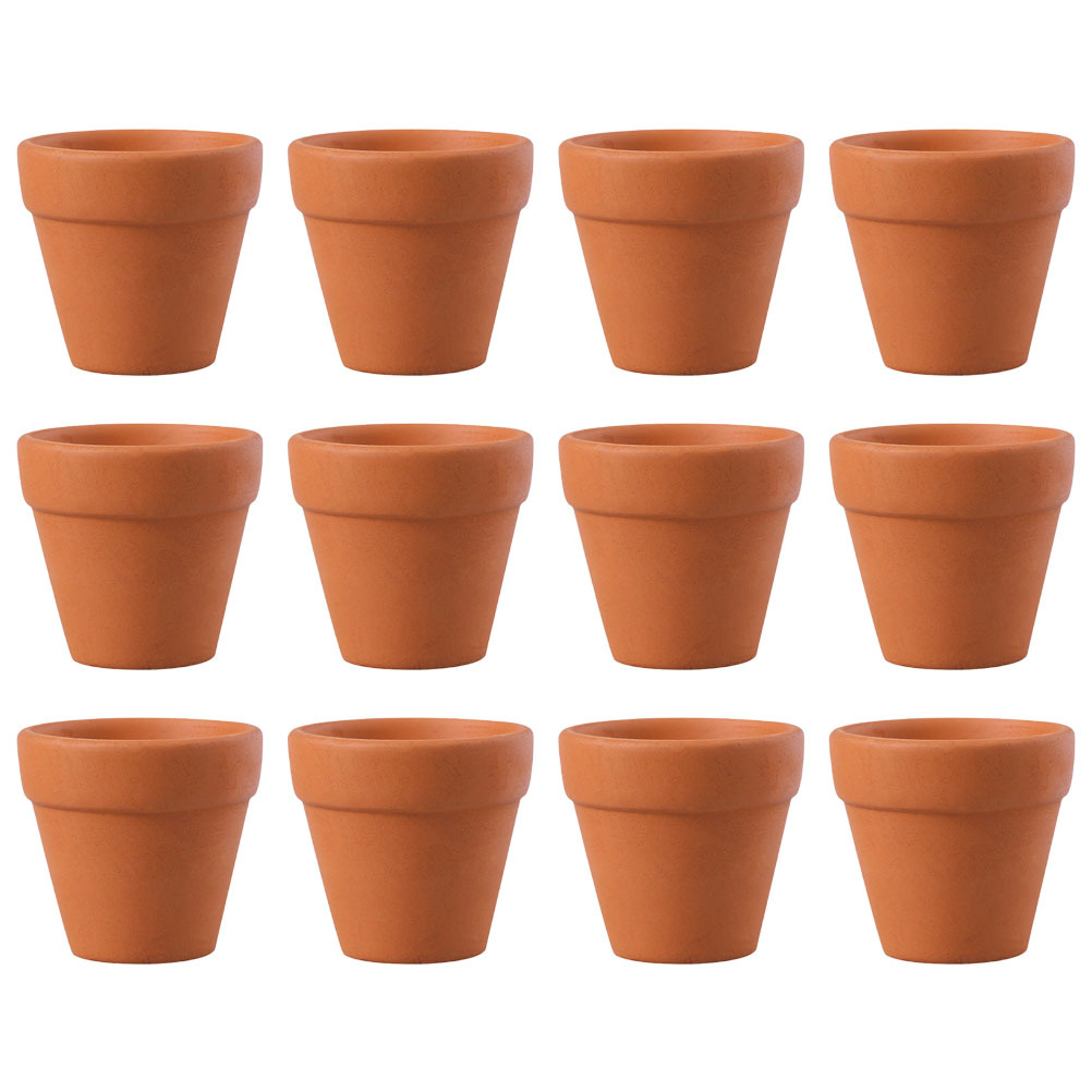 12個入りテラコッタ植木鉢 セラミックフラワーポット 小さな - Tagine Clay Pot のレビューと価格