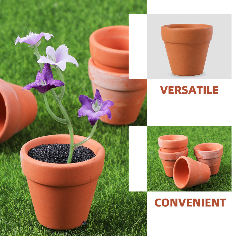 12個入りテラコッタ植木鉢 セラミックフラワーポット 小さな - Tagine Clay Pot のレビューと価格