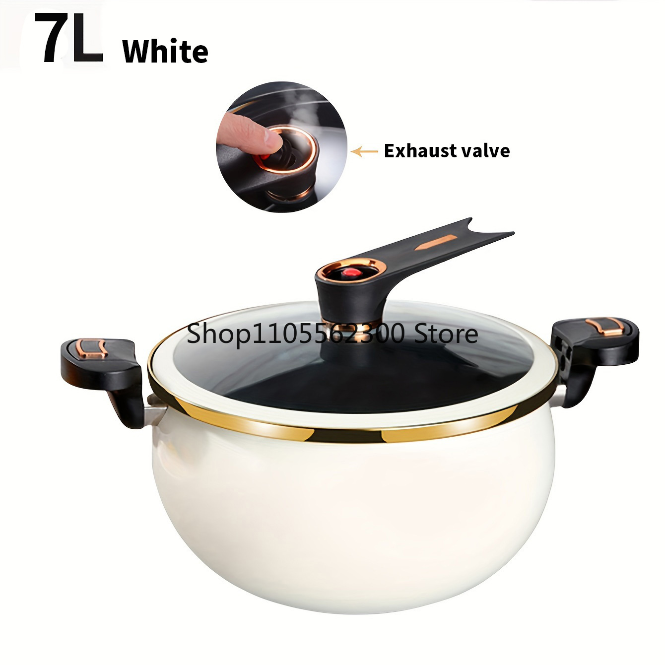 7L大容量、26cm、家庭用、多機能ノンスティック鍋、煮込み - Dosa Pan Iron のレビューと価格