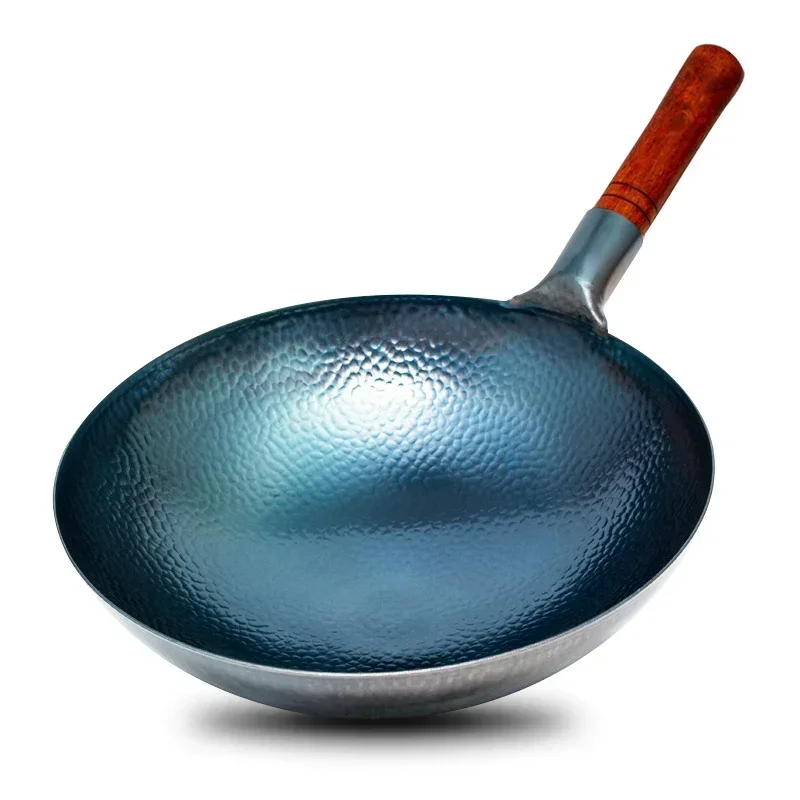 伝統的な手作りの鉄製中華鍋、本物のハンマーで鍛造された伝統的 - Dosa Pan Iron のレビューと価格
