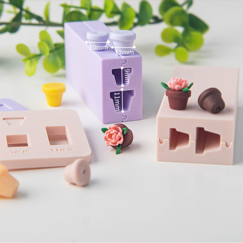 ミニ3Dフラワーポット粘土手動圧延型ソフトセラミックポットフ - Tagine Clay Pot のレビューと価格