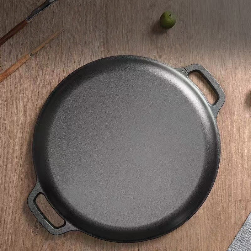 JUSTINLAU ダブルイヤーフライパン 鋳鉄製卵ステーキ - Dosa Pan Iron のレビューと価格