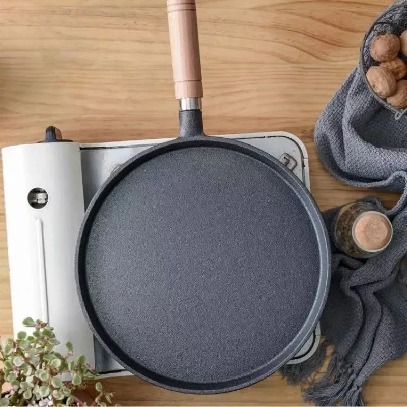 26 センチメートル鋳鉄フライパン未コーティングノンスティッ - Dosa Pan Iron のレビューと価格