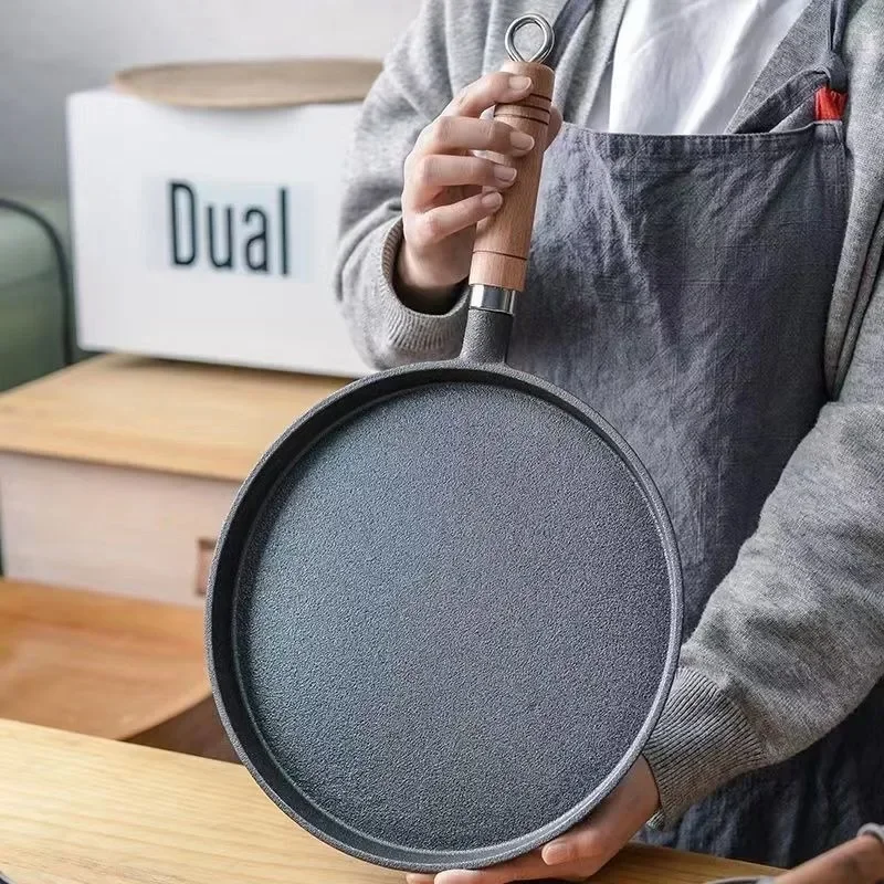 26 センチメートル鋳鉄フライパン未コーティングノンスティッ - Dosa Pan Iron のレビューと価格