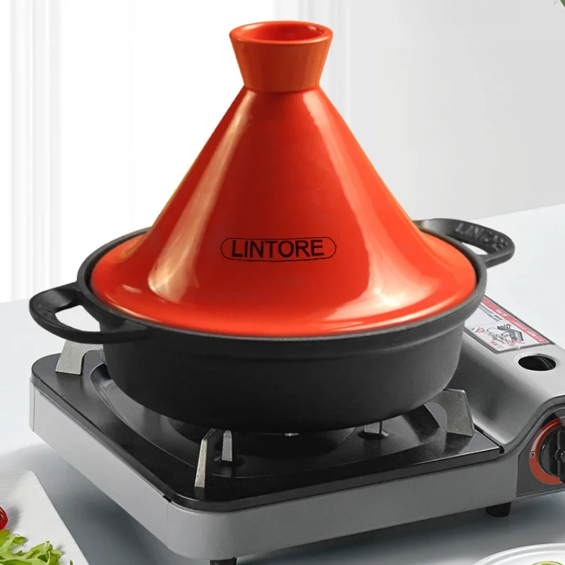 26cm モロッコ製鋳鉄鍋 高級エナメル粘土ライス タジン鍋 - Tagine Clay Pot のレビューと価格