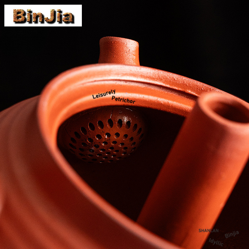 700ml 赤朱粘土 通心側ハンドル付きティーポット ブティ - Tagine Clay Pot のレビューと価格